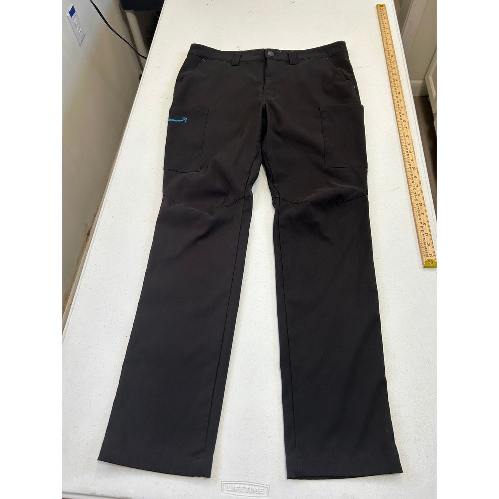 Amazon Workwear Pants Mens M Black Cargo Utility‎ Pockets Designed By Lulu Yang